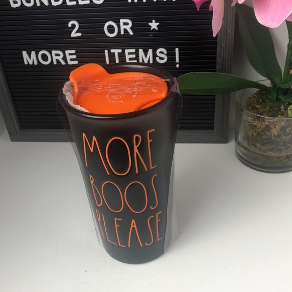 NEW Rae Dunn MORE BOOS PLEASE cup tumbler - Picture 8 of 10